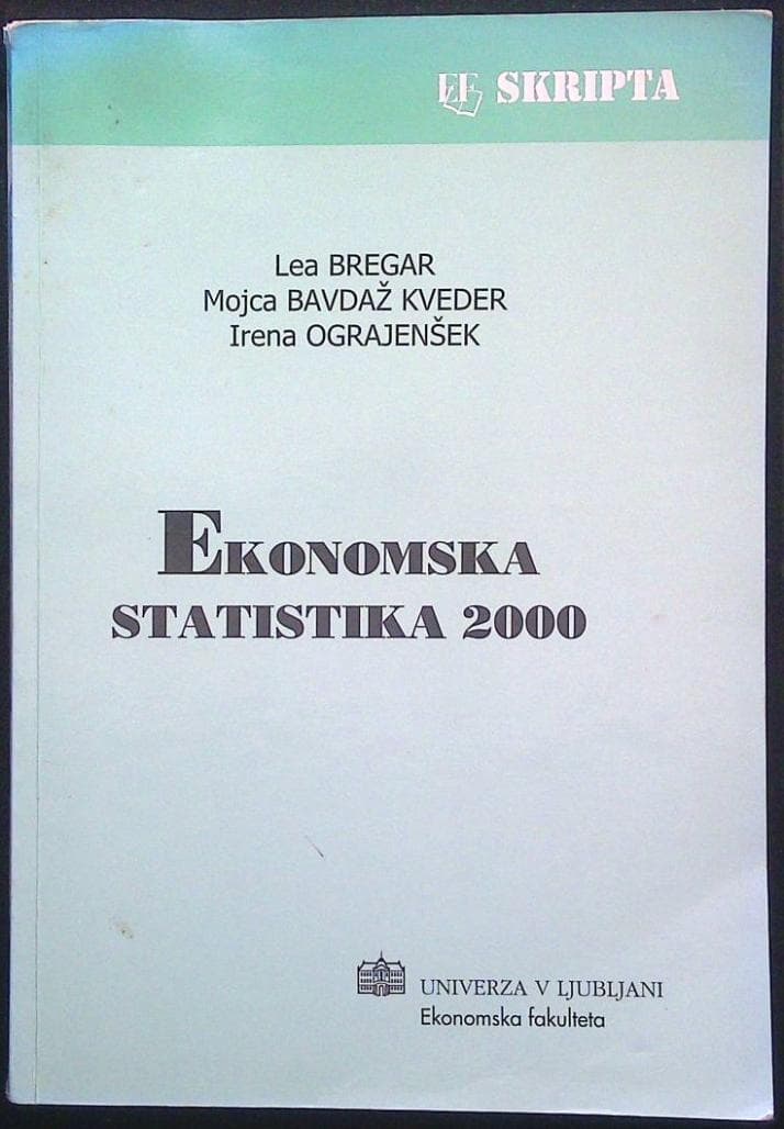 Ekonomska statistika 2000