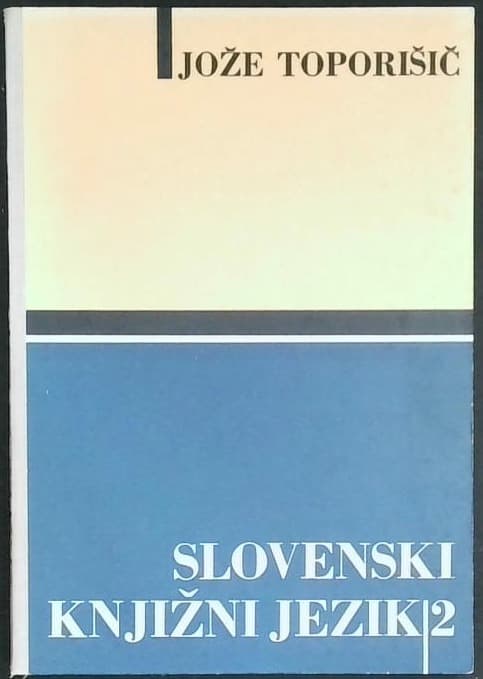 Slovenski knjižni jezik 2