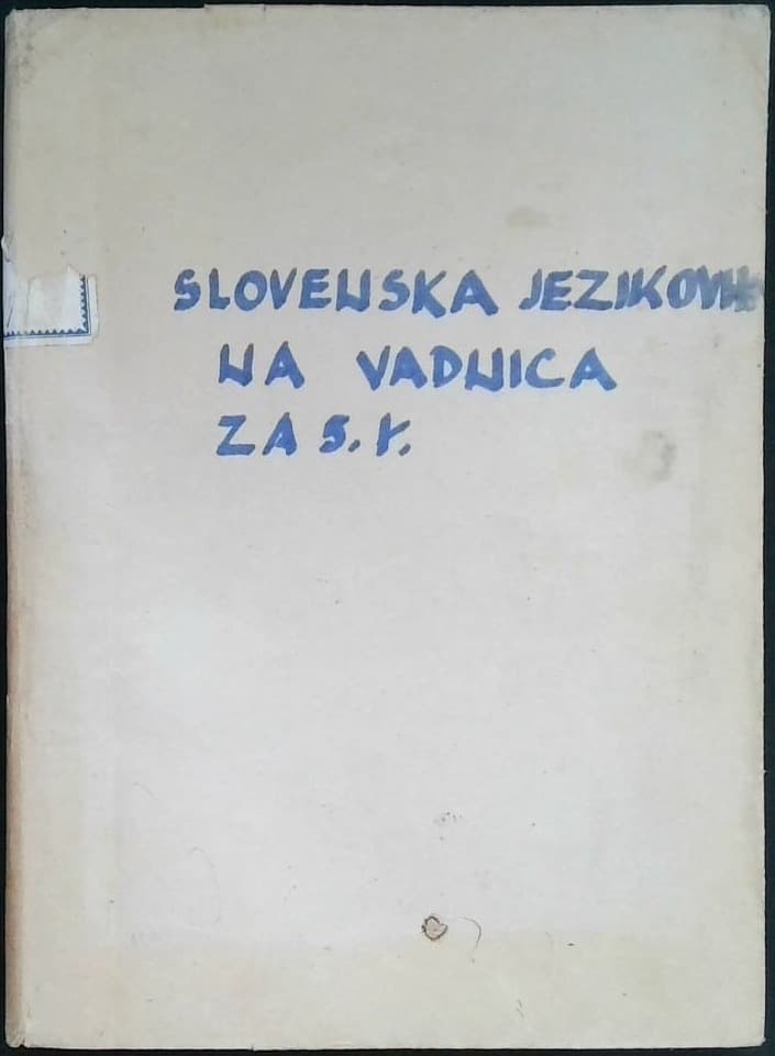 Slovenska jezikovna vadnica (za 5. razred osnovne šole)